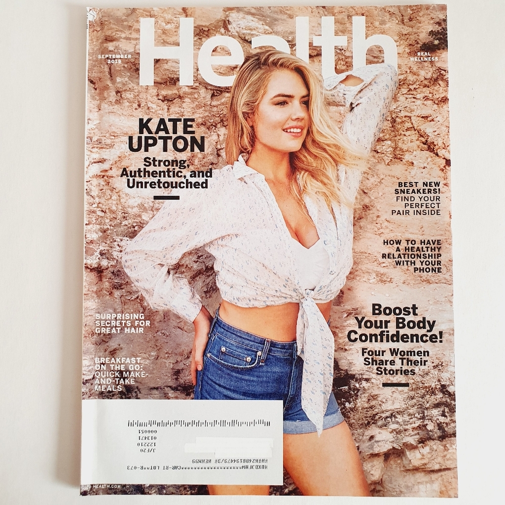 Health Magazine September, 2019 - Kate Upton Strong Authentic & Unretouched